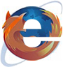Avec le script IE7, IE est copain avec Firefox